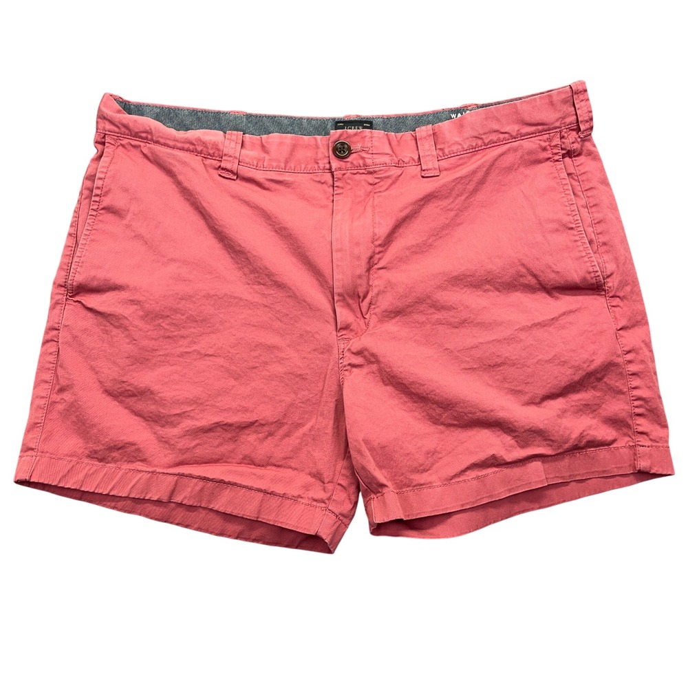 J. Crew Stretch‎ Walker Shorts Casual Everyday Pink Cotton Blend Size 36" Beach
